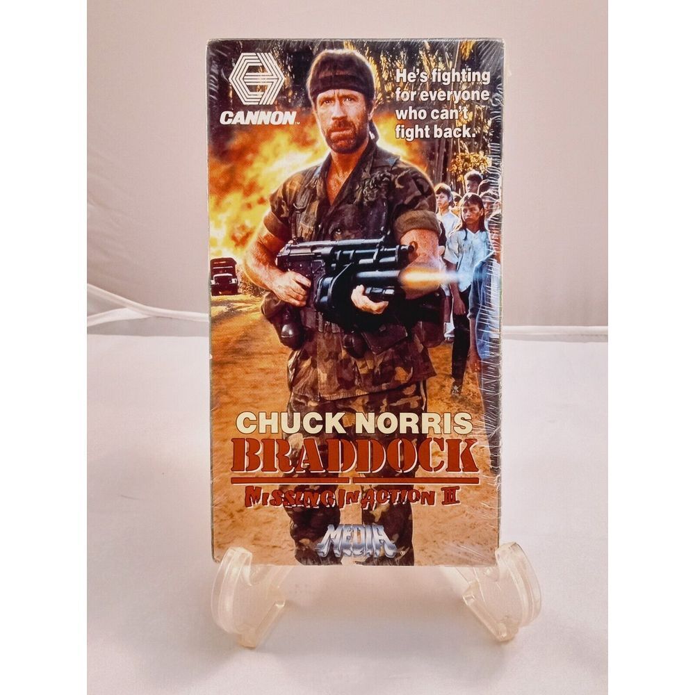 CHUCK NORRIS BRADDOCK Missing in ACTION III VHS New Sealed 1988